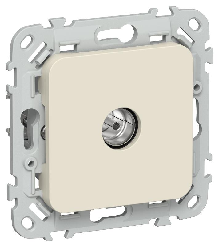 FLITE Розетка TV экран. оконечная тип M РТВм-1-1-1-ФлСл сливочный | FI-A13-O-K86 | IEK — IEK (ИЭК)