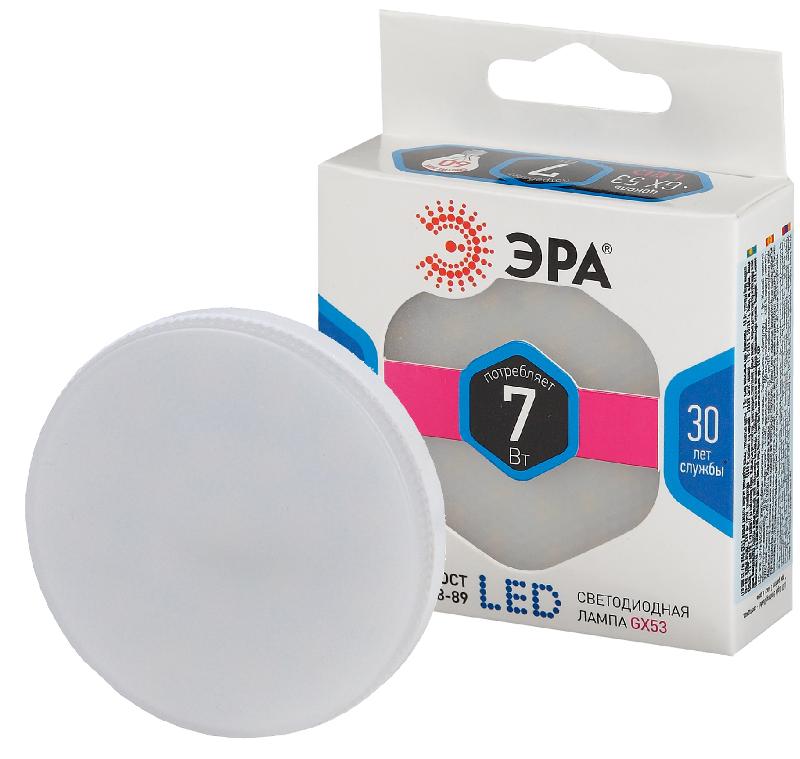 Лампа светодиодная LED 7Вт GX53 4000К smd GX-7w-840-GX53 | Б0017232 | ЭРА — ЭРА (Энергия света)