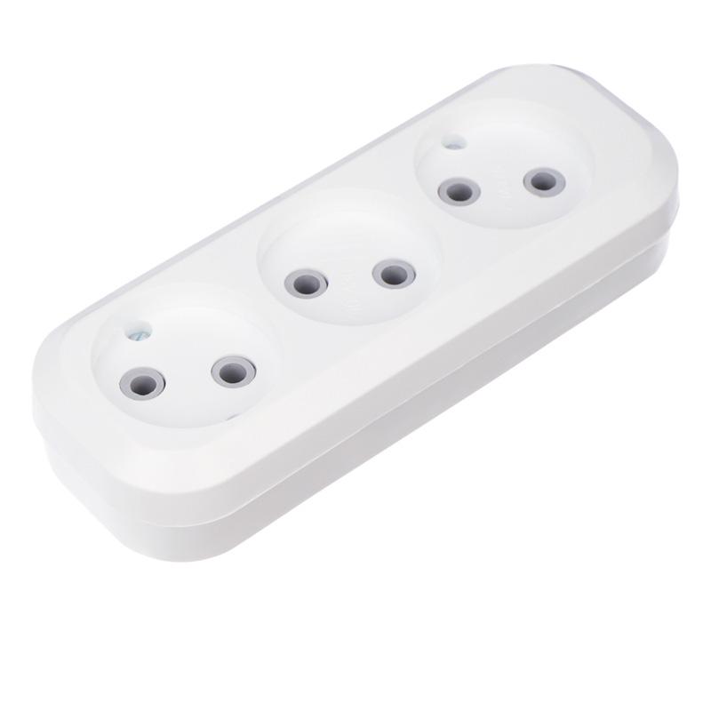 Колодка 3 гнезда без заземления | 11-8703 | REXANT — REXANT