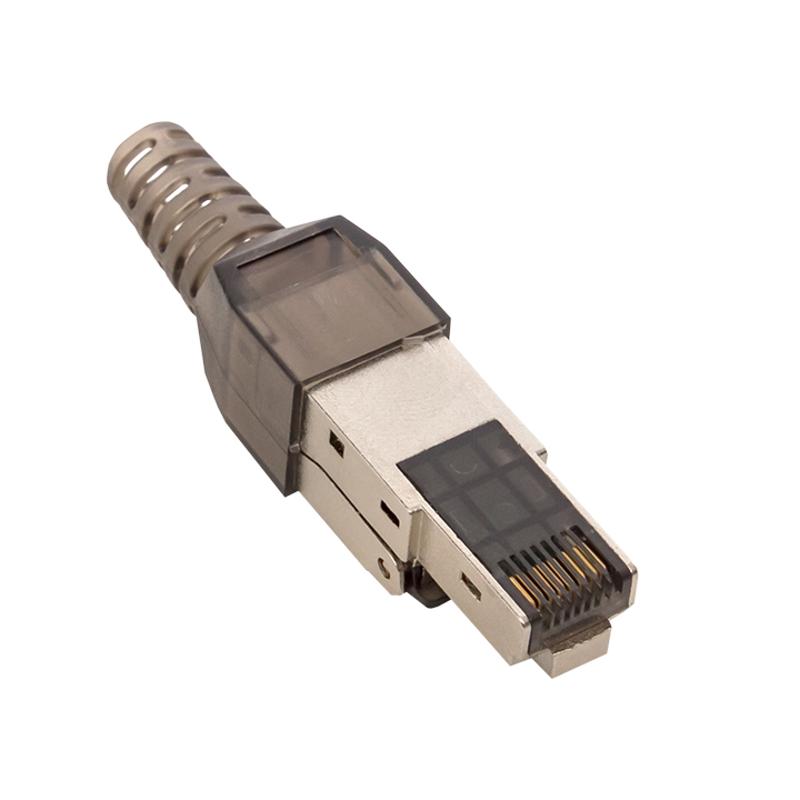 Коннектор TERACOM PRO полевой заделки RJ-45 (8P8C) экранированный STP для кабеля Cat.6A | TRP-PLUG-6ASTP-FST | EKF — миниатюра 4