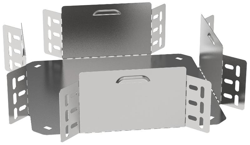 ESCA 3 Крестовина 100х100-0,6 | ES3-KR-100-100-06 | IEK — миниатюра 1