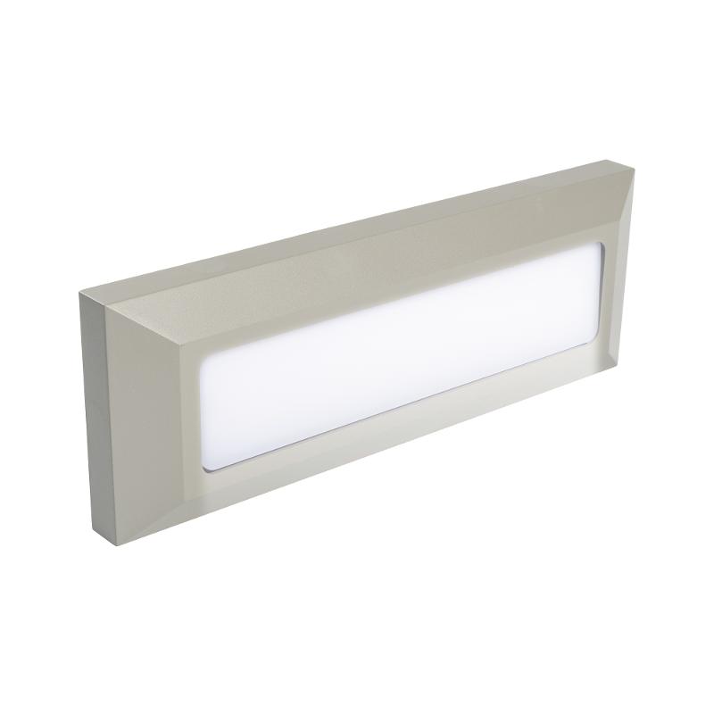 Светильник светодиодный архитектурный ДВУ PST/W S230080 5w 4000K GREY IP65 фасадный | 5005617 | Jazzway — миниатюра 8