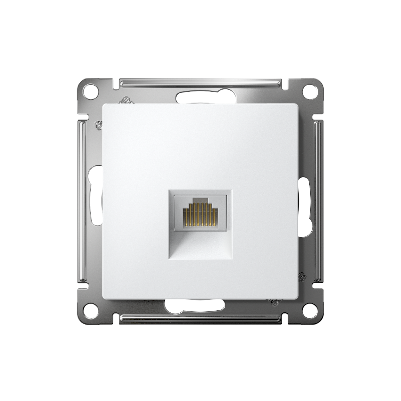 AtlasDesign Лотос Розетка компьютерная RJ45, кат. 5Е, механизм | ATN001383 | SE — миниатюра 2