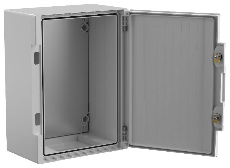 Корпус пластиковый ЩМПп 400х300х140 IP65 серый TETRA | TR5-12-N-040-30-17-65 | IEK — миниатюра 2