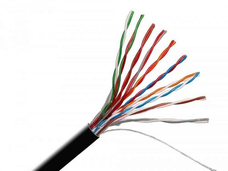 Витая пара F/UTP кат.5E 10х2х24AWG LDPE черный (305м) | LC3-C5E10-339 | ITK — миниатюра 2