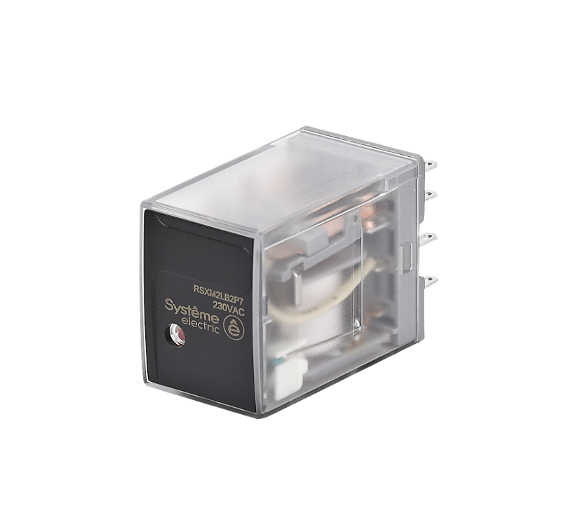 Реле 6.5A 2CO 230VAC LED | RSXM2LB2P7 | SE — Systeme Electric
