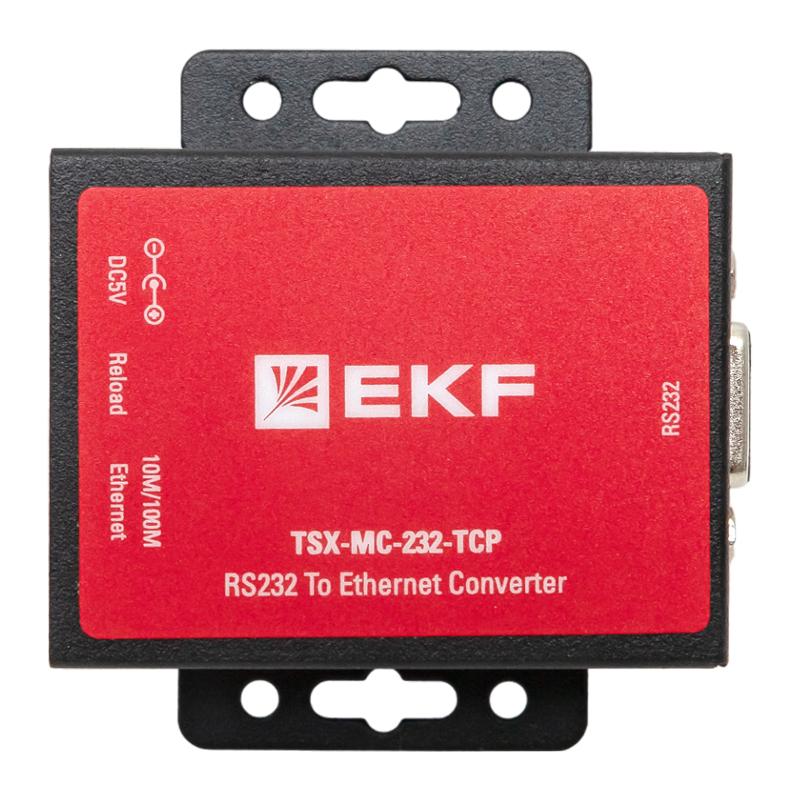 1-портовый преобразователь RS-232 в Ethernet, , MC-232-TCP TSX |TSX-MC-232-TCP|EKF — миниатюра 4