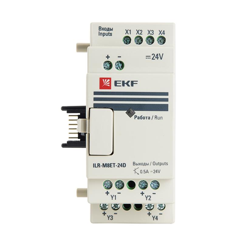 Модуль дискретного в/в т 4/4 24В PRO-Relay EKF PROxima | ILR-M8ET-24D | EKF — миниатюра 2