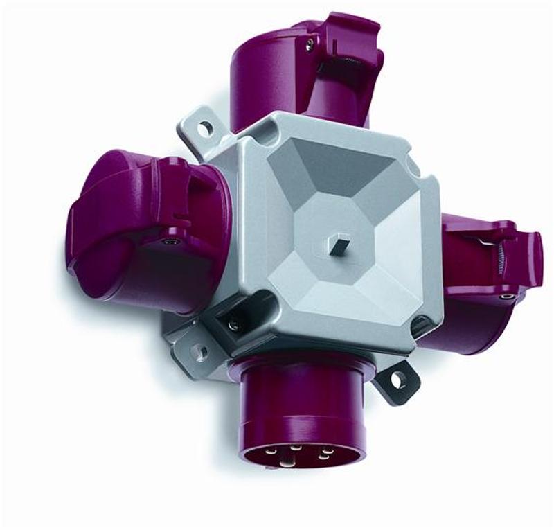 Адаптер 3-лучевой 416T6, 16A, 3P+N+E, IP44 | 2CMA168124R1000 | ABB — ABB