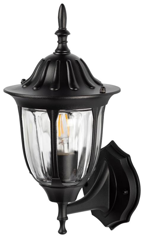 Светильник уличный настенный  «Галатея» GBW-105-BL-0380 230В Е27 IP54 чёрный вверх | Б0071482 | ЭРА — ЭРА (Энергия света)