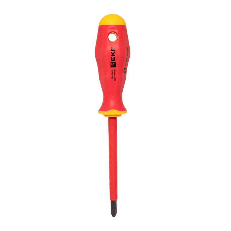 Отвертка Professional PH2х100 мм VDE 1000В |ph-2-100-pro-in|EKF — миниатюра 3