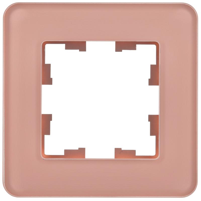 BRITE Рамка 1-ая РУ-1-2-Бр стекло дымчатый RE | BR-M12-G-41-K97 | IEK — миниатюра 2