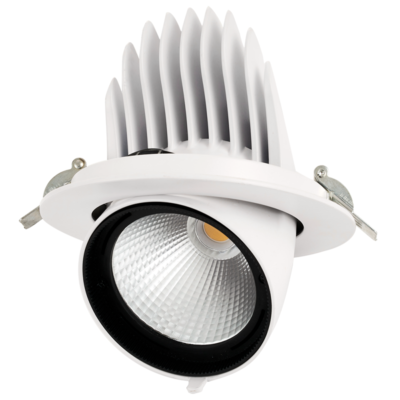 Светильник светодиодный встраиваемый downlight ДВО PLED DL4 40W 4000K 24° поворот White IP40 | .5021921 | Jazzway — миниатюра 4
