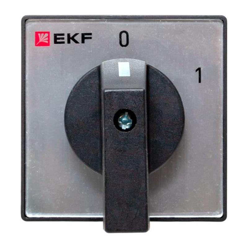 Переключатель кулачковый ПК-1-13 32А 3P «0-1» IP65 | pk-1-13-32-65 | EKF — миниатюра 2