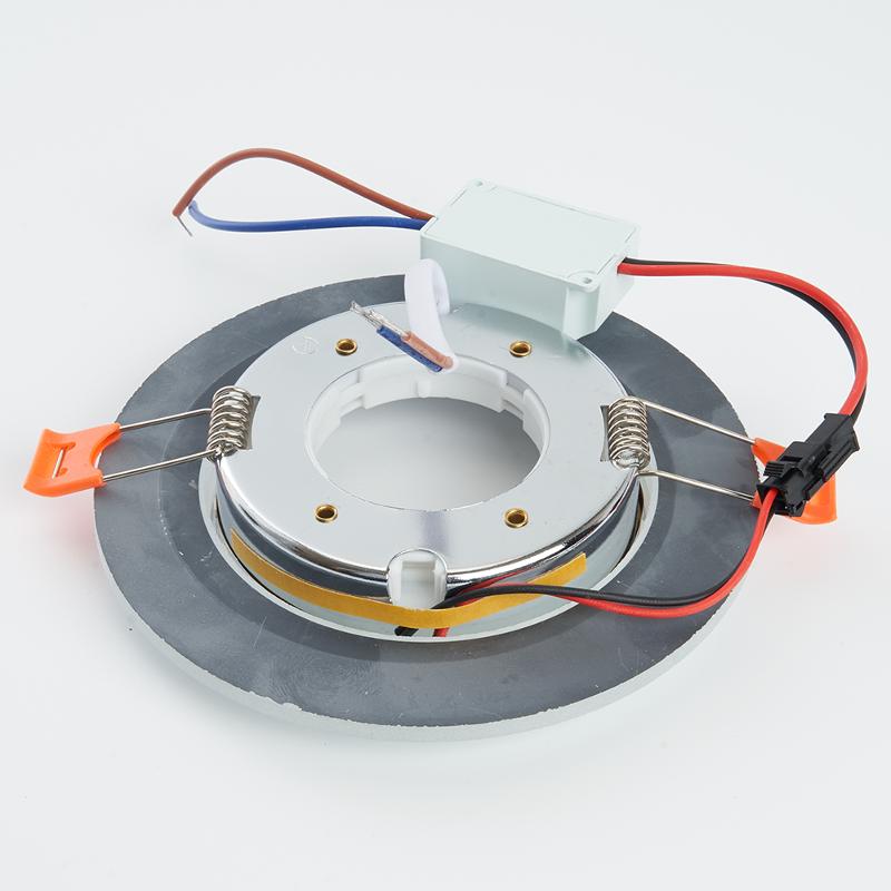 Светильник встраиваемый с белой LED подсветкой CD5023 потолочный GX53 без лампы, прозрачный | 40522 | Feron — миниатюра 3