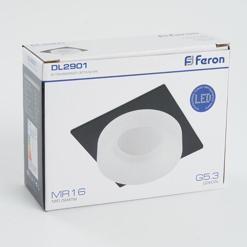 Светильник встраиваемый DL2901 потолочный MR16 G5.3 черный | 41137 | Feron — миниатюра 6