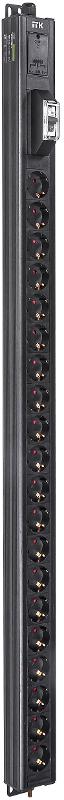 BASE PDU PV0111 26U 1ф 16А 20SCHUKO 2,6м SCHUKO | BS-PV13-20D-11 | ITK — ITK