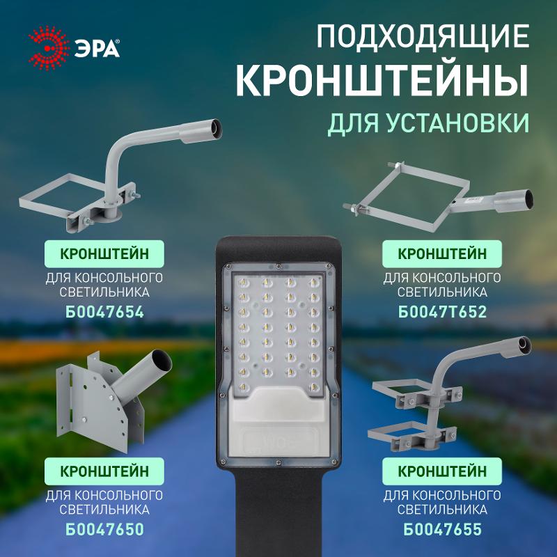 Светильник светодиодный консольный уличный ДКУ SPP-503-0-50K-030 30Вт 3000лм 5000К КСС "Ш-с" DOB-SMD 48мм (20/240) | Б0043666 | ЭРА — миниатюра 6