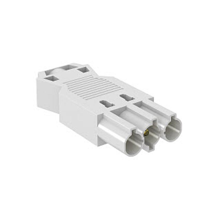 Разъем 3-полюсный Modul45connect, вилка 16 А, 250 B (белый) (ST-S GST18i3p W) | 6108055 | OBO Bettermann — миниатюра 2