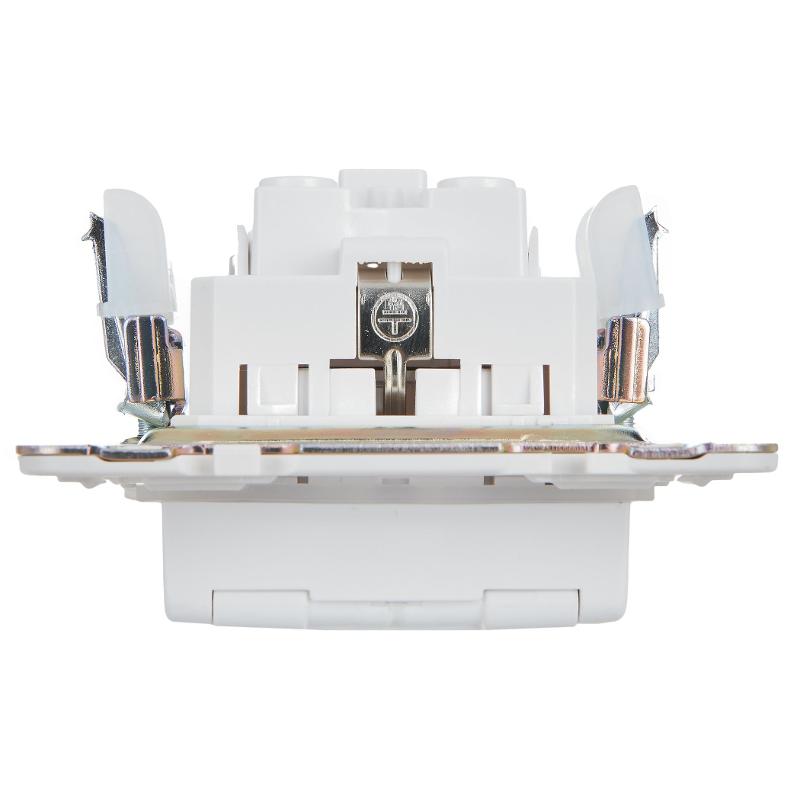 SKANDY Розетка з/к/ш кр. 16А IP44 SK-R11W арктический белый | SK-R16-16-44-K01 | IEK — миниатюра 5