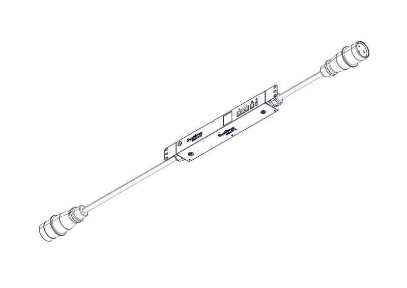 БРП, с мониторингом, серия Uniprom, 0/1U, 240В, 1Ф, 16A, вход IEC309, выход IEC309 | UP7152 | SE — миниатюра 5