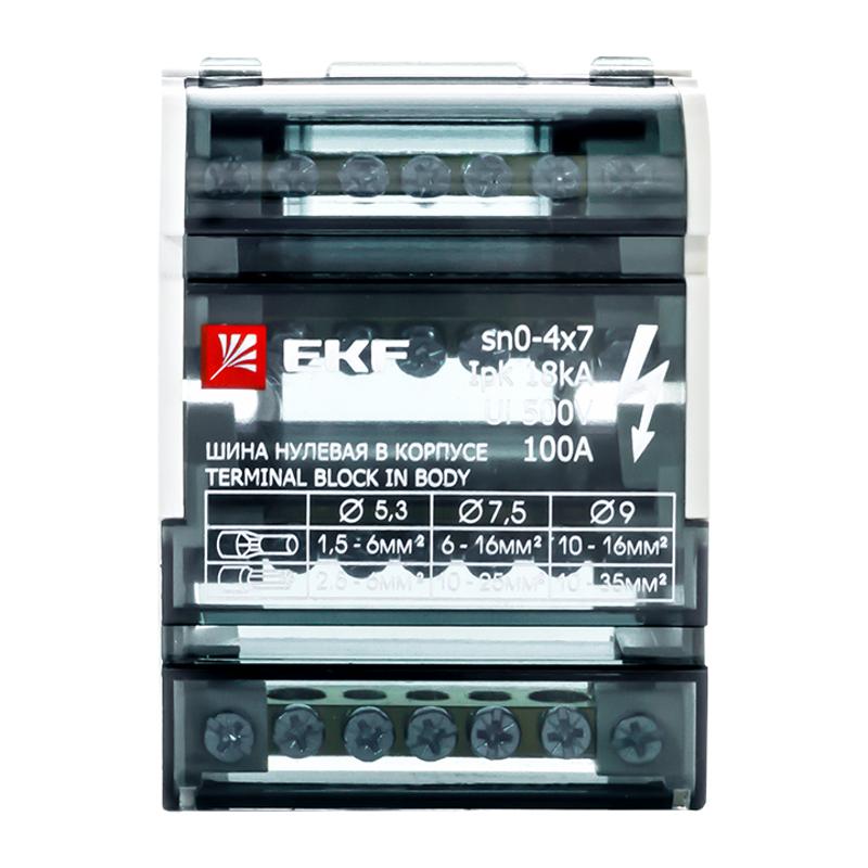 Шина нулевая в корпусе 4х7 EKF PROxima | sn0-4x7 | EKF — миниатюра 5
