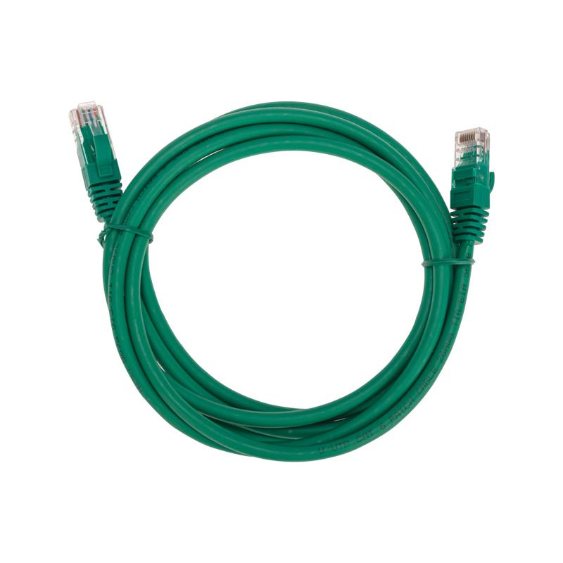 Патч-корд U/UTP CAT 6, RJ45-RJ45, 26AWG, LSZH, зеленый, 2м REXANT | 02-0296-2 | REXANT — фото 1 | Sento
