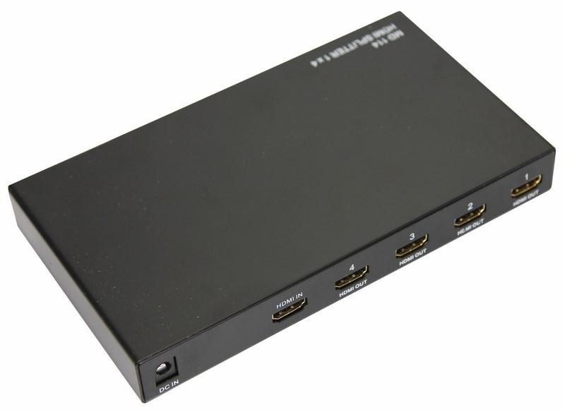 Делитель гнездо HDMI на 4 гнезда HDMI, металл | 17-6902 | REXANT — REXANT