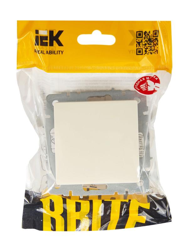BRITE Выключатель 1-клавишный самовозвратн. 10А ВС10-1-4-БрКр бежевый | BR-V14-0-10-K10 | IEK — миниатюра 6