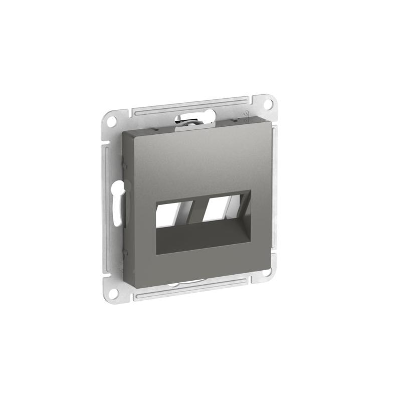 AtlasDesign Сталь Накладка двойная для информационных функций типа Keystone | ATN000990 | SE — миниатюра 1