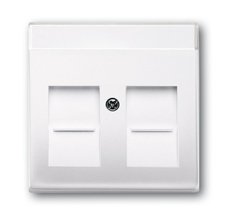 ABB Basic 55 Альп. белый Плата центральная 2-я для коммуникац розеток 0211 с суппортами 18** | 1710-0-3945  | 2CKA001710A3945 | ABB — ABB