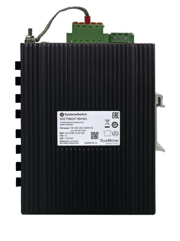 Управляемый промышленный коммутатор Ethernet L3, 16x10/100/1000BaseT, 8x100/1000/2500BaseX SFP | NSETM324T16X08A | SE — миниатюра 2