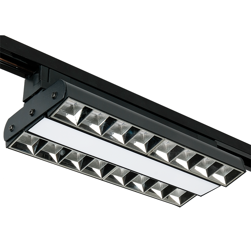 Светильник светодиодный трековый PTR 2260R 1F2S 60w 3000K 60°,120°,60° BL (чёрный) 280mm IP40 | .5039551 | Jazzway — миниатюра 1