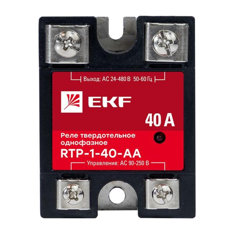 Реле твердотельное однофазное RTP-40-AA EKF PROxima |  rtp-1-40-aa |  EKF — миниатюра 7