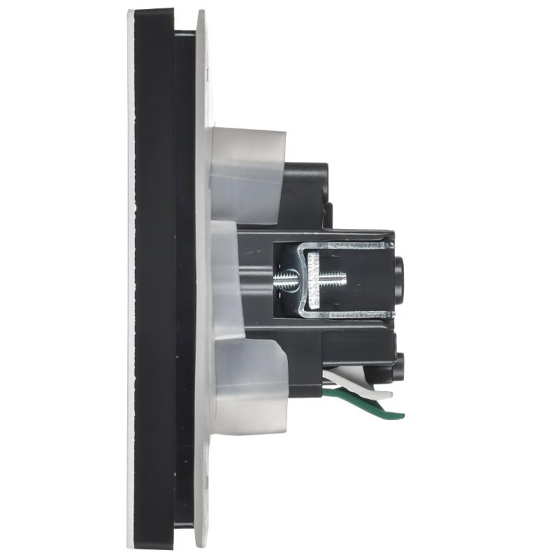 FORTE&PIANO Розетка с заземлением со шторками с крышкой в/к 16А IP44 FP221M белый | FP-R16-16-44-M-K01 | IEK — миниатюра 6