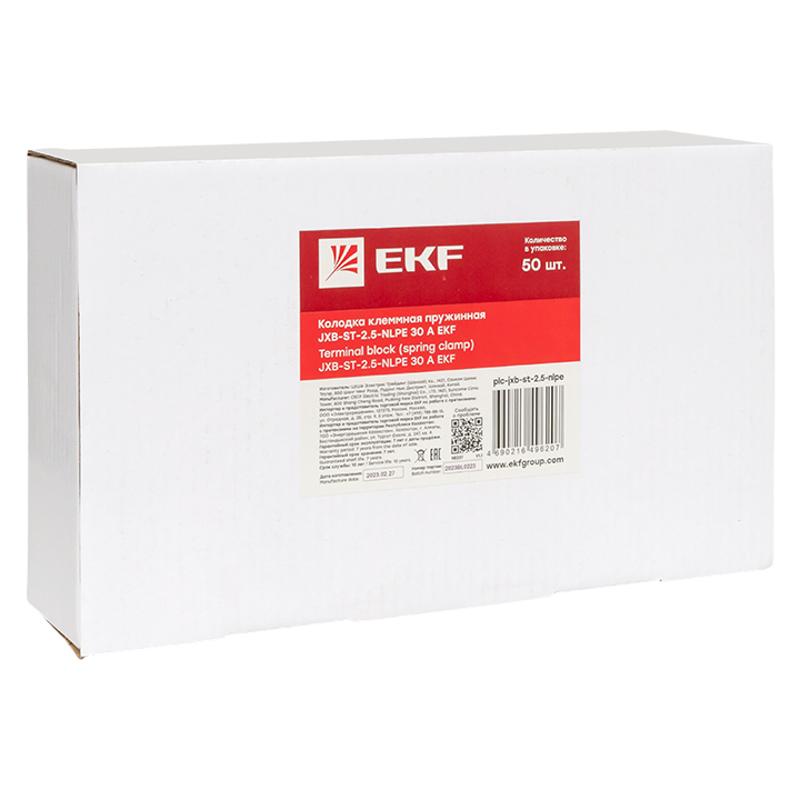 Колодка клеммная пружинная JXB-ST-2.5-NLPE 30A | plc-jxb-st-2.5-nlpe | EKF — миниатюра 9
