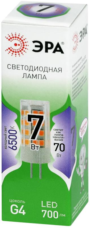 Лампа светодиодная  GREEN LINE LED G4-JC-7W-865-12V GL G4 7Вт капсула холодный дневной свет | Б0067194 | ЭРА — миниатюра 5