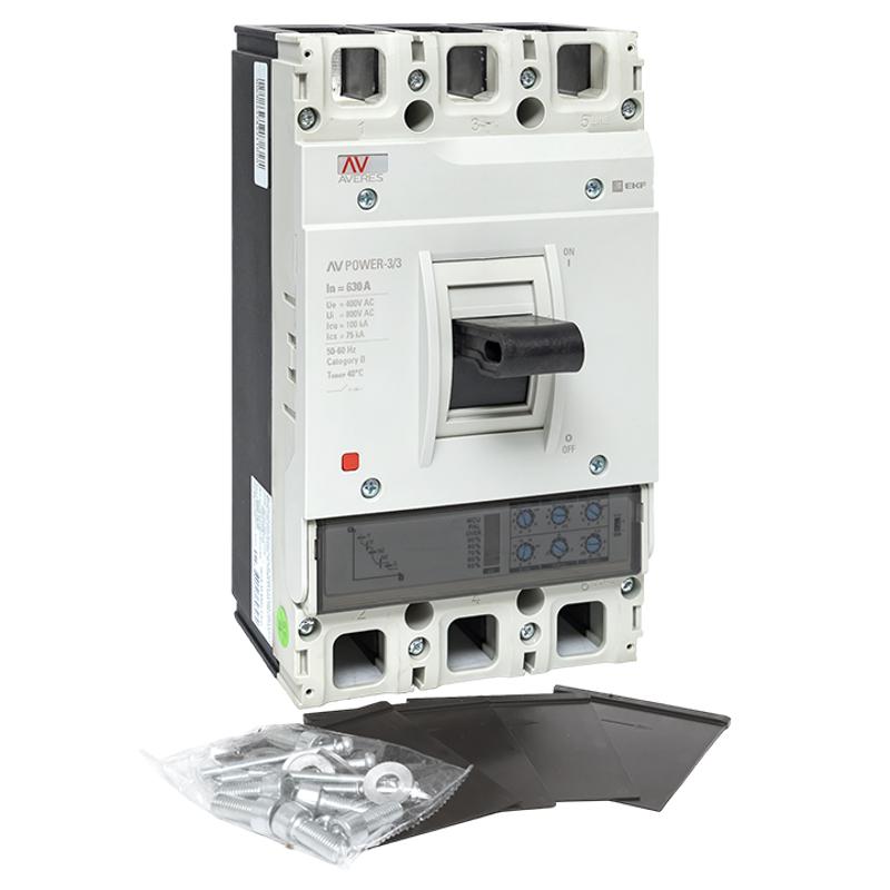 Выключатель автоматический AV POWER-3/3 630А 100kA ETU2.0 AVERES | mccb-33-630H-2.0-av | EKF — миниатюра 7