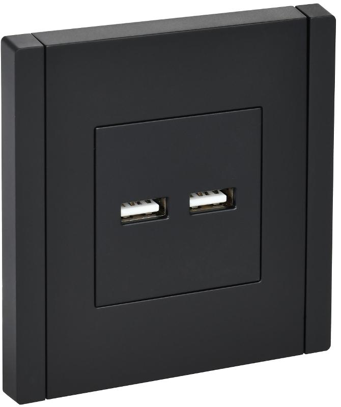 FORTE&PIANO Розетка USB A+A 3,1А FP149 черный | FP-U21-D31-K02 | IEK — IEK (ИЭК)