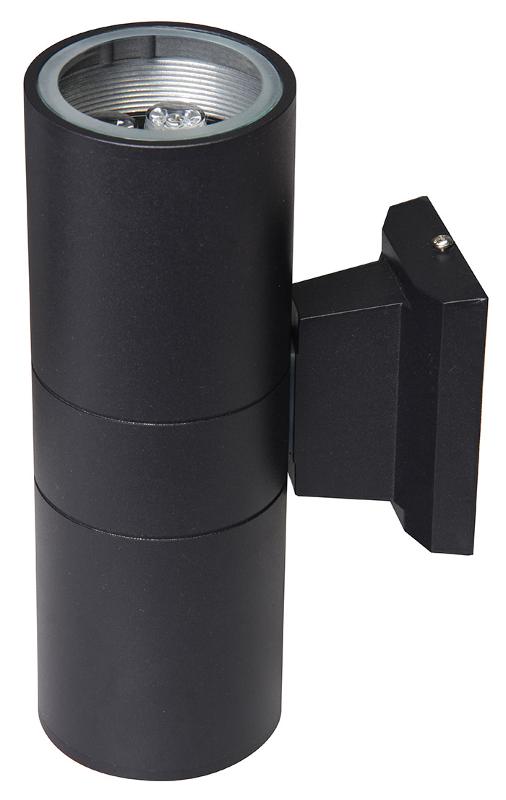 Светильник светодиодный архитектурный ДБУ PWL-26090/24D 2x5Вт 6500К IP65 фасадный черный | 1018618A | Jazzway — Jazzway