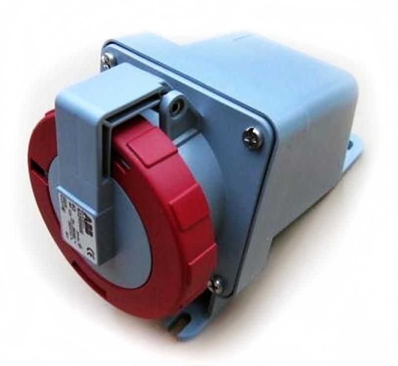 Розетка для монтажа на ПОВЕРХНОСТЬ 16A. 3P+N+E. IP67 416 RS6W | 2CMA167166R1000 | ABB — миниатюра 2