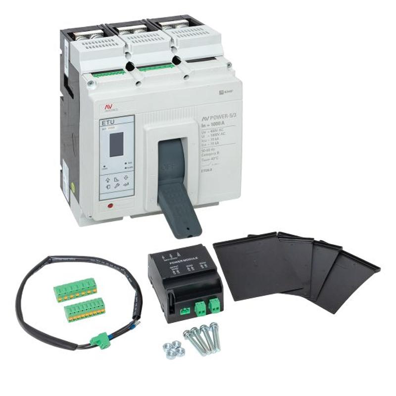 Выключатель автоматический AV POWER-5/3 1000А 70kA ETU6.0 AVERES | mccb-53-1000M-6.0-av | EKF — миниатюра 23