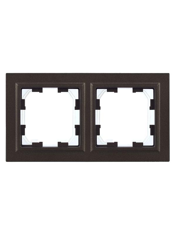 BRITE Рамка 2-ая IP44 РУ-2-БрТБ-44 темная бронза | BR-M22-44-K45 | IEK — миниатюра 7