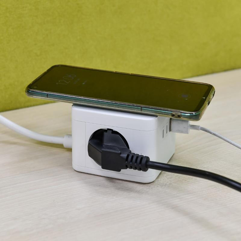 DOMINIC Удлинитель Qi10Вт У02К 1,3м 3х1мм2 USB A+C бел | DN-YP31-16-02-01-ZKU-K01 | IEK — миниатюра 8