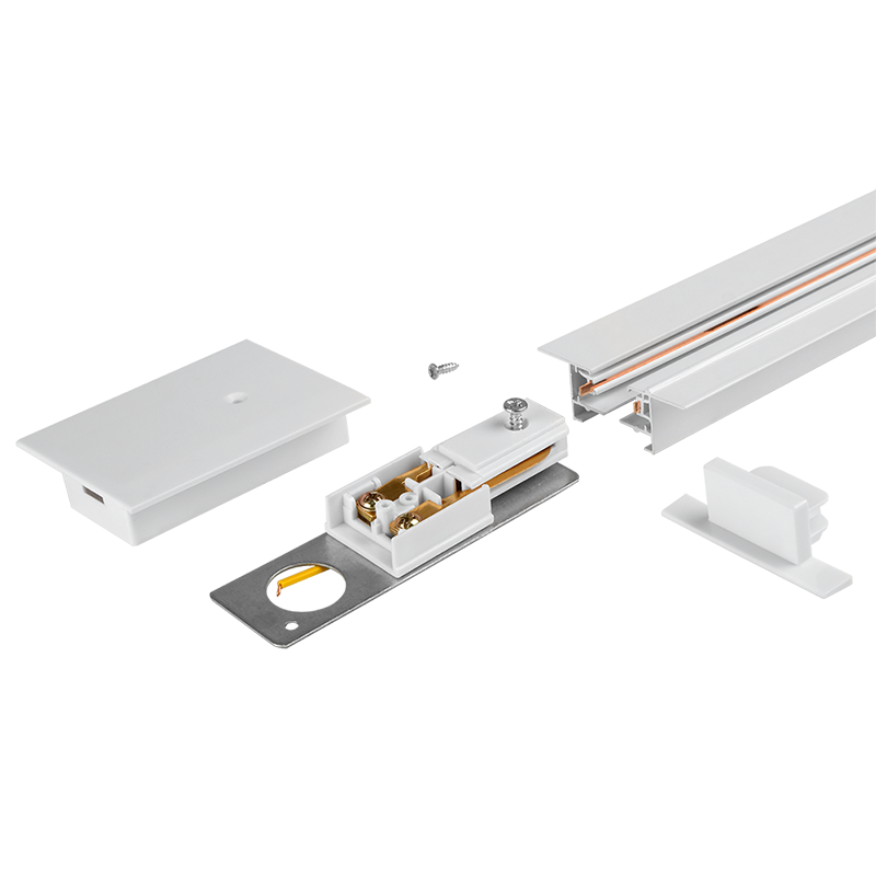 Шинопровод осветительный белый 2м (встраиваемый) PTR/R 2M-WH | .5031791 | Jazzway — миниатюра 5