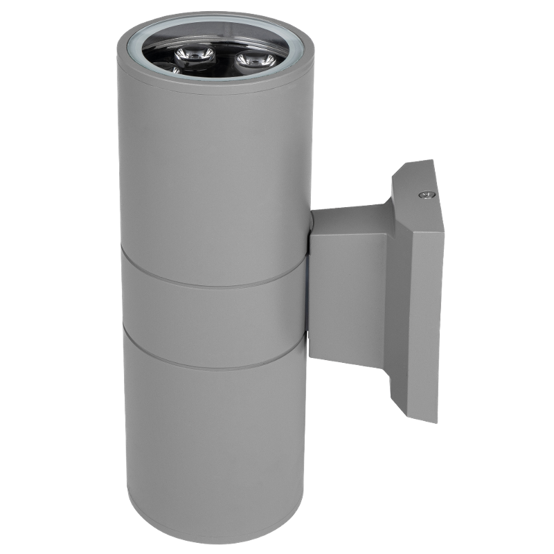 Светильник светодиодный архитектурный ДБУ PWL-26090/30D 2x5w 6500K GR IP65 фасадный | .1018601B | JAZZWAY — Jazzway