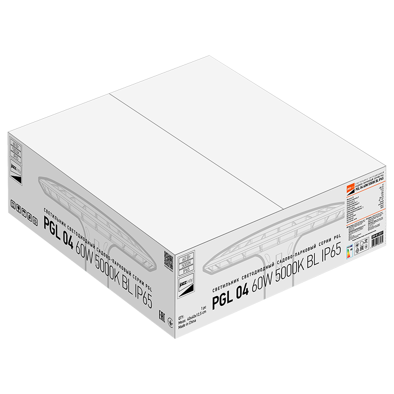 Светильник светодиодный садово-парковый венчающий  PGL 04 60w 5000K IP65 BL AC200-240 (парковый) (2г. гар.) | .5033962 | JAZZWAY — миниатюра 5