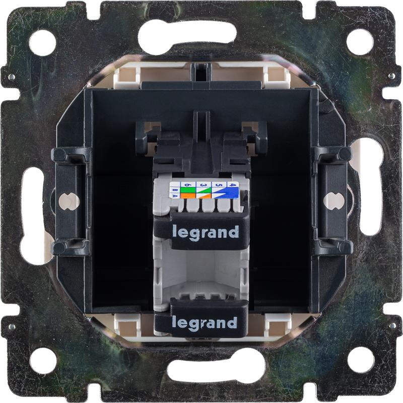 Valena Белый Розетка комп(RJ45) 1-ая 5 кат UTP — миниатюра 5