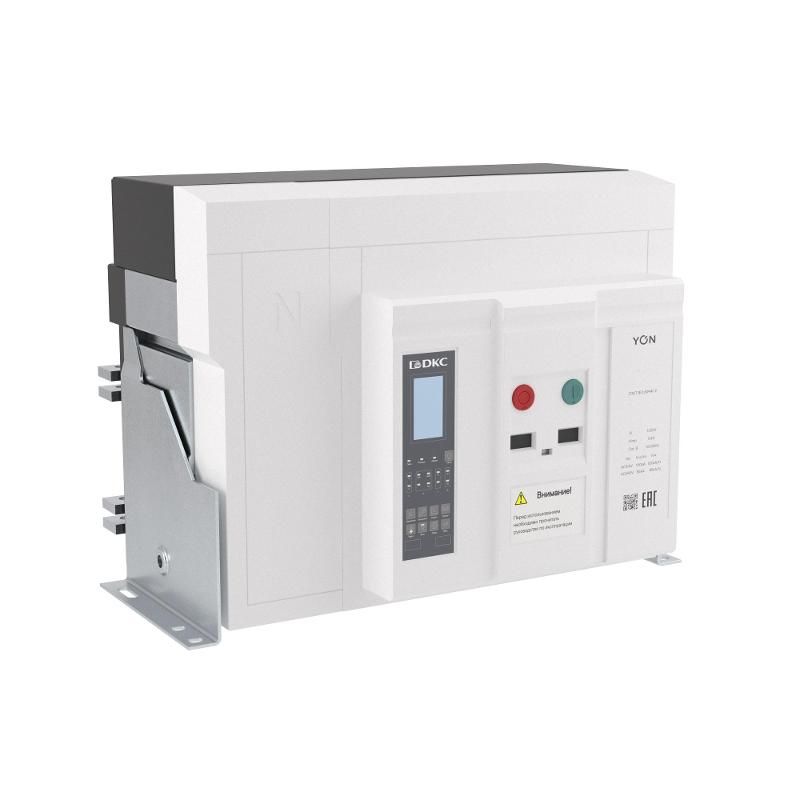 Воздушный автоматич. выкл. YON pro ANX32X 4P 3200 А 100 кА, тип. M, расц. ETH, стацион., верт. подкл., упр. 220 В AC | ANX32XM4FV722200K | DKC — миниатюра 1