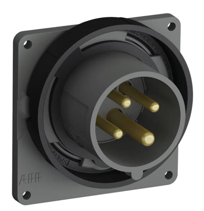 Вилка с прямым фланцем Easy&Safe 316EBU7W,16A,3P+E,IP67,7ч|2CMA101265R1000| ABB — ABB